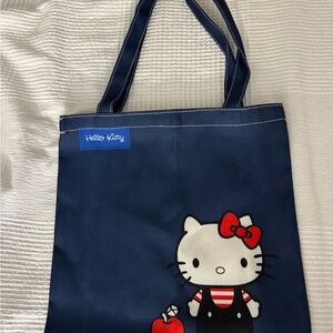Hello Kitty Dark Blue Tote with Red Details